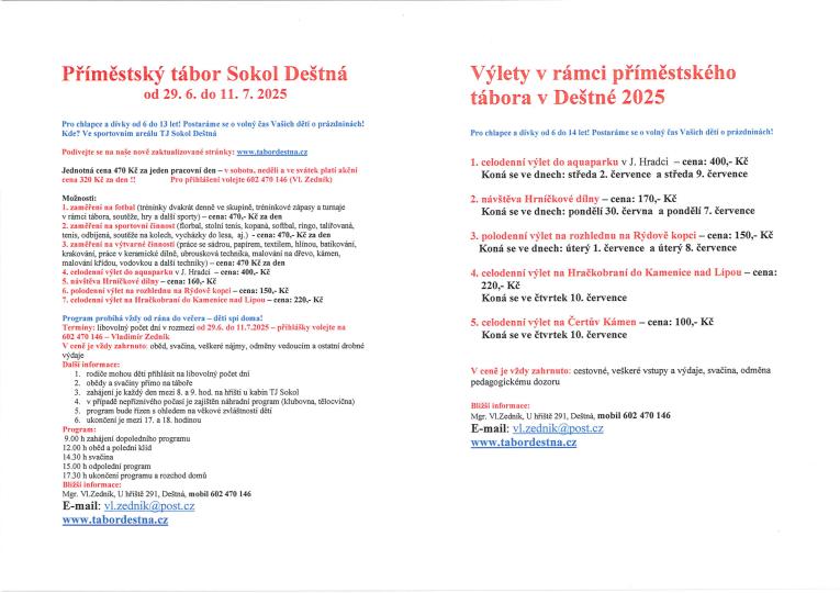 Příměstský tábor