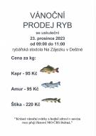 Vánoční prodej ryb 1