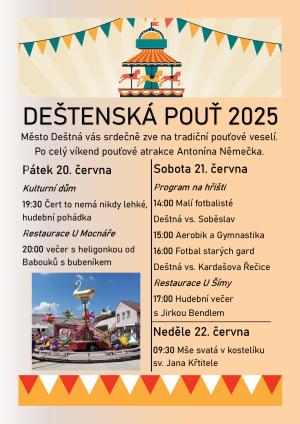Veselé pouťové atrakce a akce